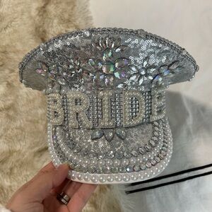 Bride captain hat.